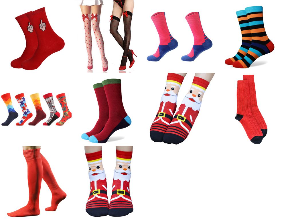 wholesale red socks